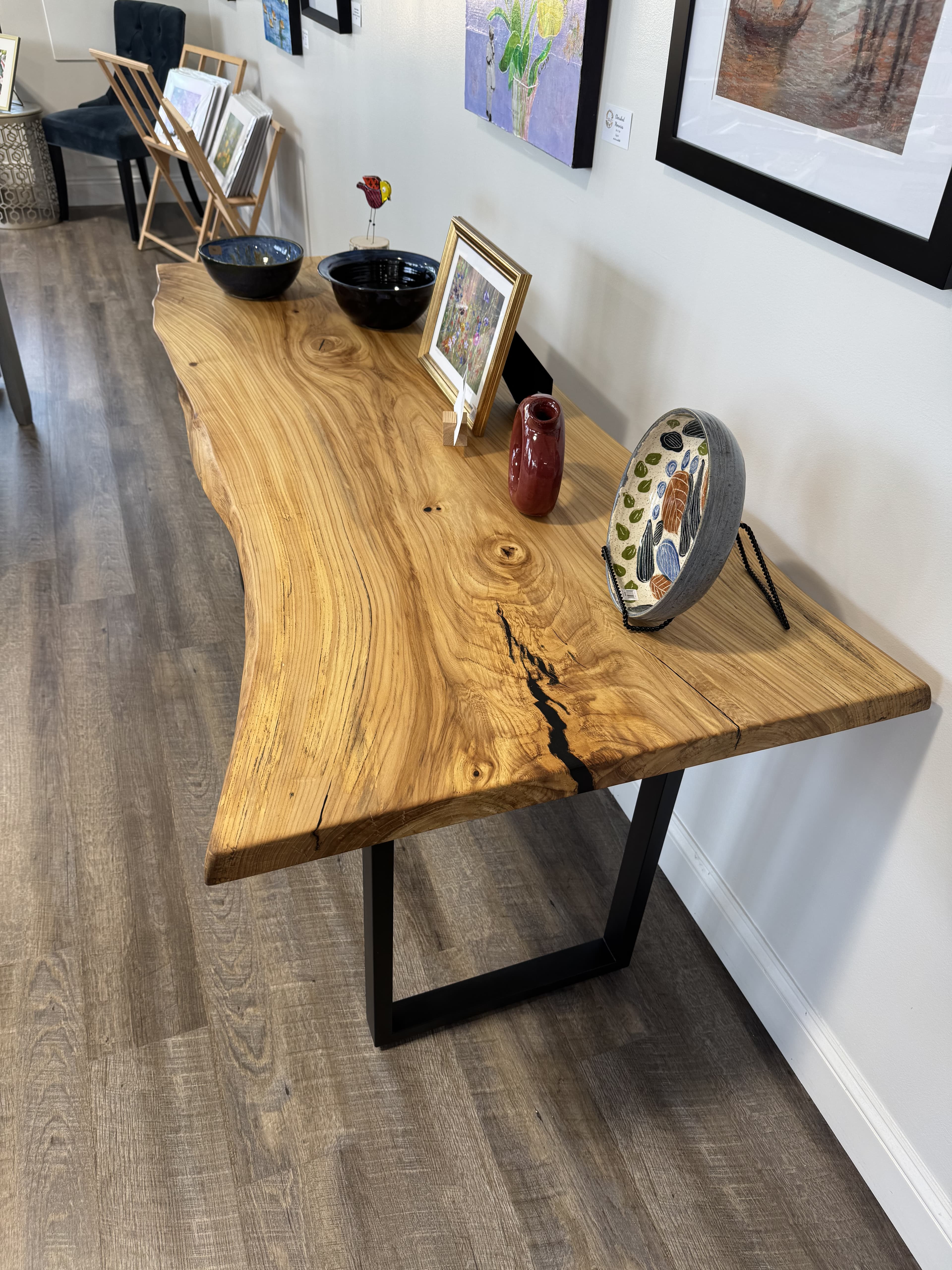 Elm Live Edge Desk